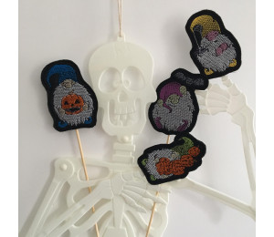 Stickserie ITH - Halloween Gnomes Stecker